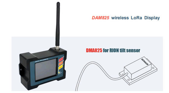 DAM825 Unità di visualizzazione Inclinometro wireless, Wireless LoRa Screen Monitor