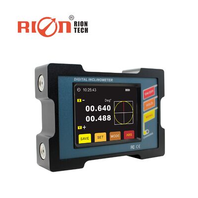 DMI820 Inclinometro digitale ultra preciso con risoluzione di 0,001° IP54 impermeabile e display LCD a 64 colori