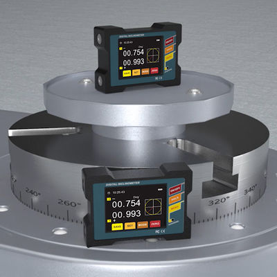 Inclinometro digitale wireless Bluetooth per piattaforme industriali