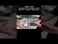 DAM825 300m LoRa Sensore di inclinazione wireless Risultato del test - Perfetto funzionamento!