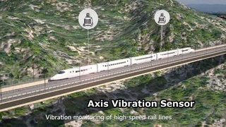 Test di impulso del sensore di vibrazione dell'asse AKG